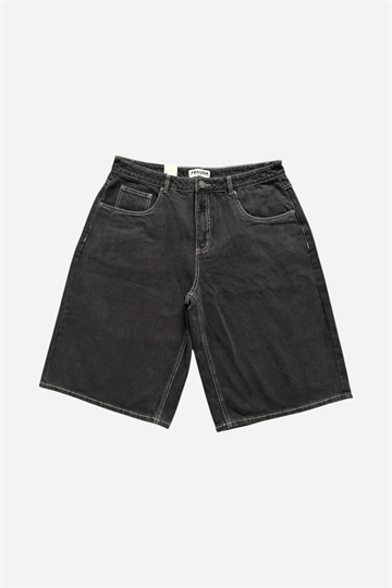 Fraizer - Teens - Baggy Jorts Shorts - Black Denim 